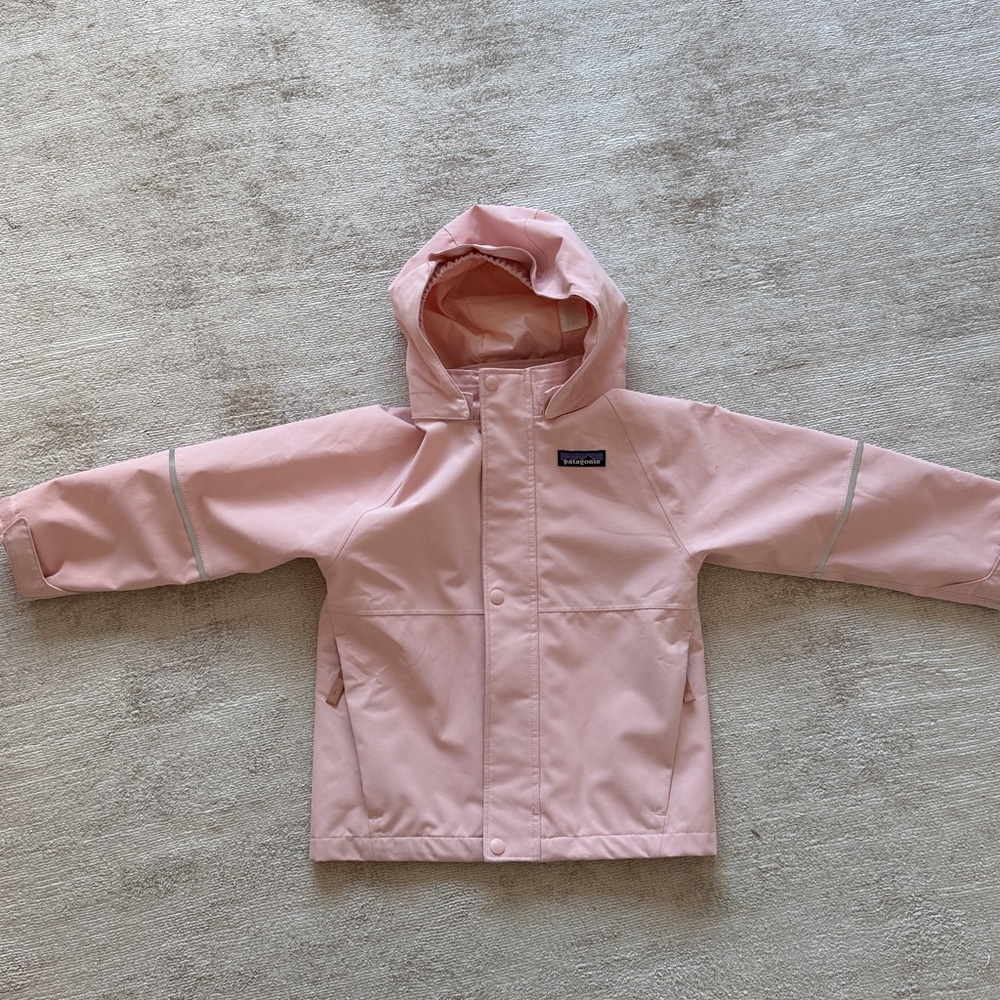 Patagonia Light Pink Kids Raincoat / Shell